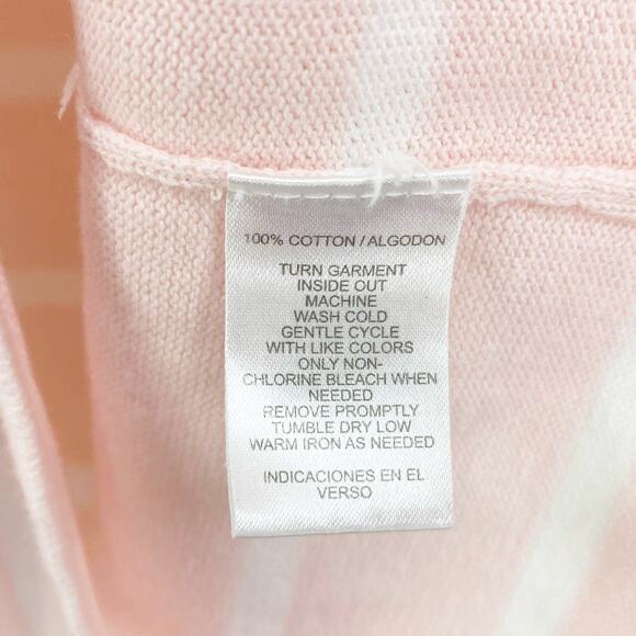 MERCER STREET STUDIO Pink Striped Scoop Neck Tee - Picture 6 of 10